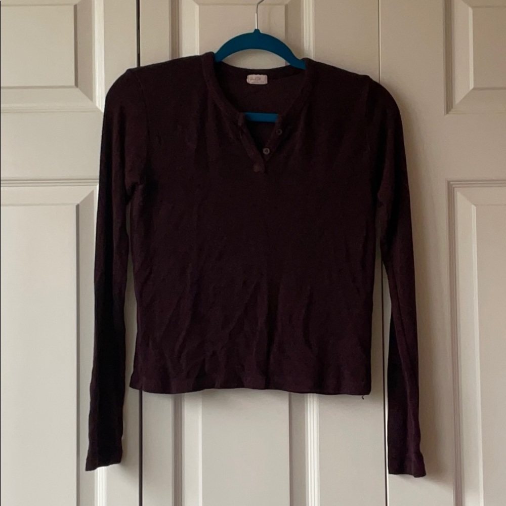 John Galt/Brandy Melville long sleeve knit top